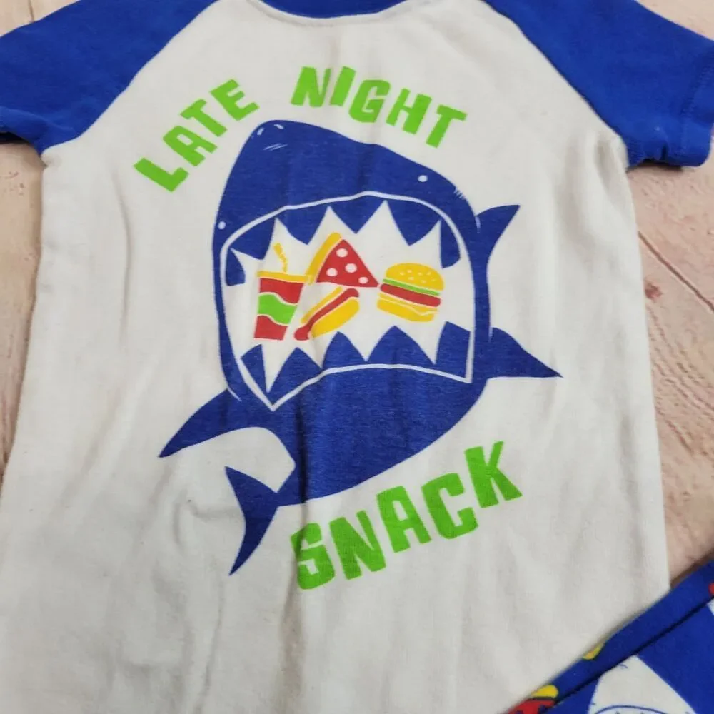 Wonder Nation shark pajamas 4T